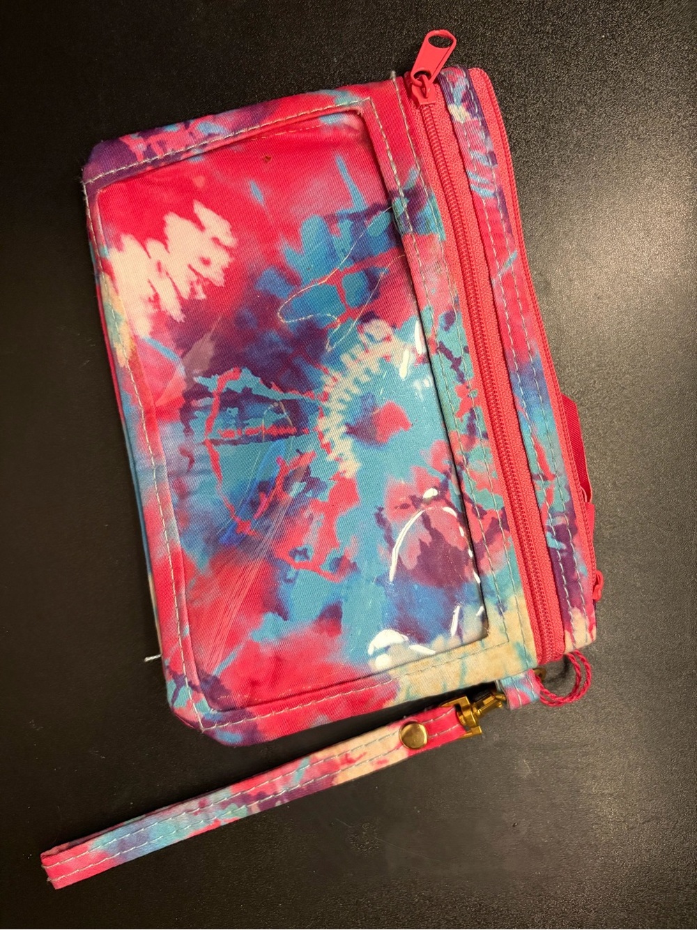 Simply Southern Tie-Dye Wristlet in Pink, Blue & Purple